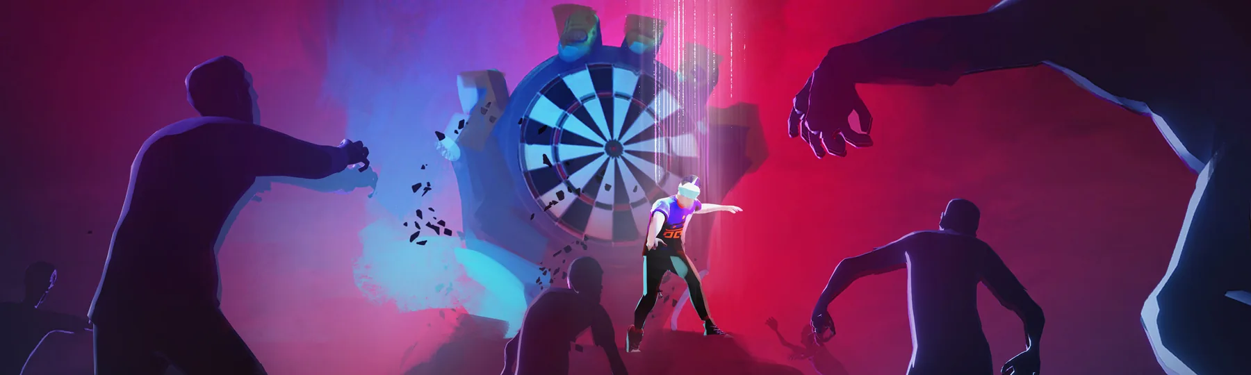 Darts VR2 Bullseye immersive gameplay scene